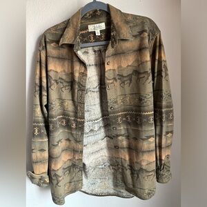 Vintage Cabela’s Aztec Horse Shirt